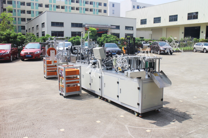 全自動折疊口罩呼吸閥一體機